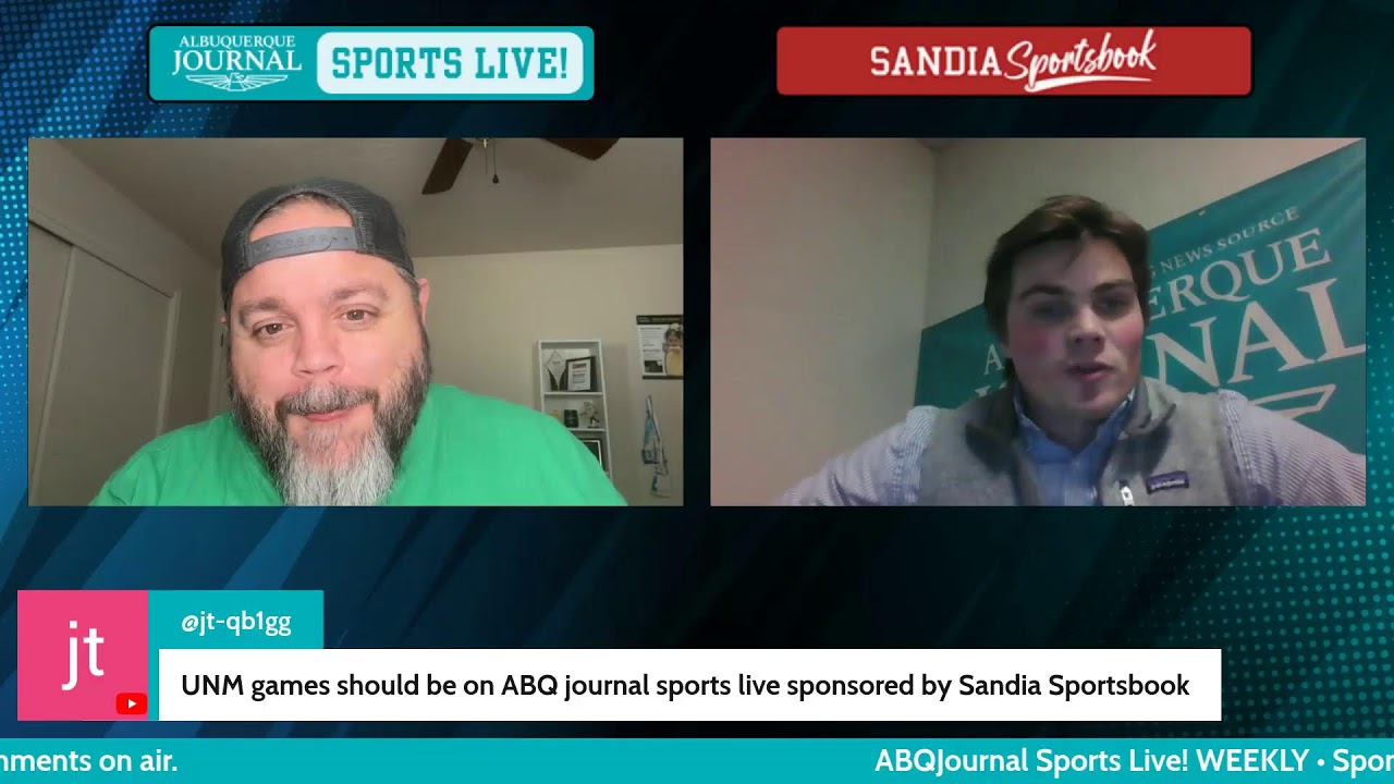 ABQJournal Sports Live! • WEEKLY SHOW • Geoff Grammer and Sean Reider talk UNM Lobo sports (1/29)