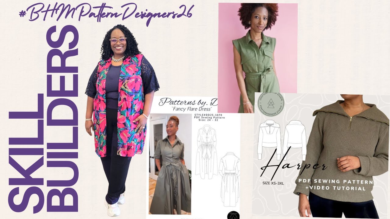 [944]Skill Builders|These Patterns Help Build Your Skills| #BHMPatternDesigners26