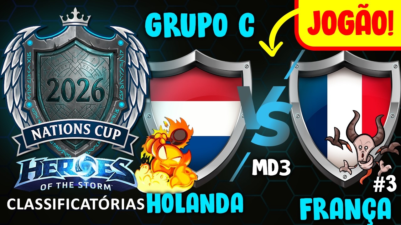 Holanda x França #3 [Copa das Nações de HOTS 2026] Classificatórias Grupo C