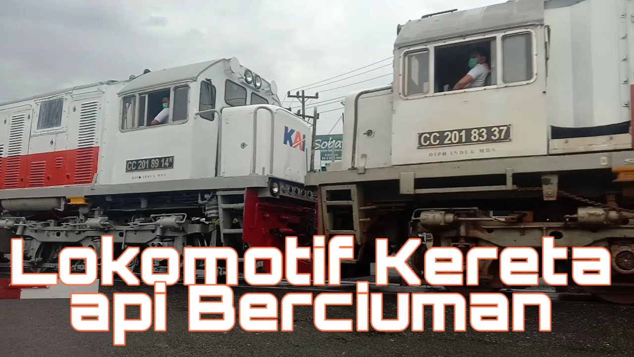 Kereta Api Divre 1 Sumatra Utara di Kota Kisaran