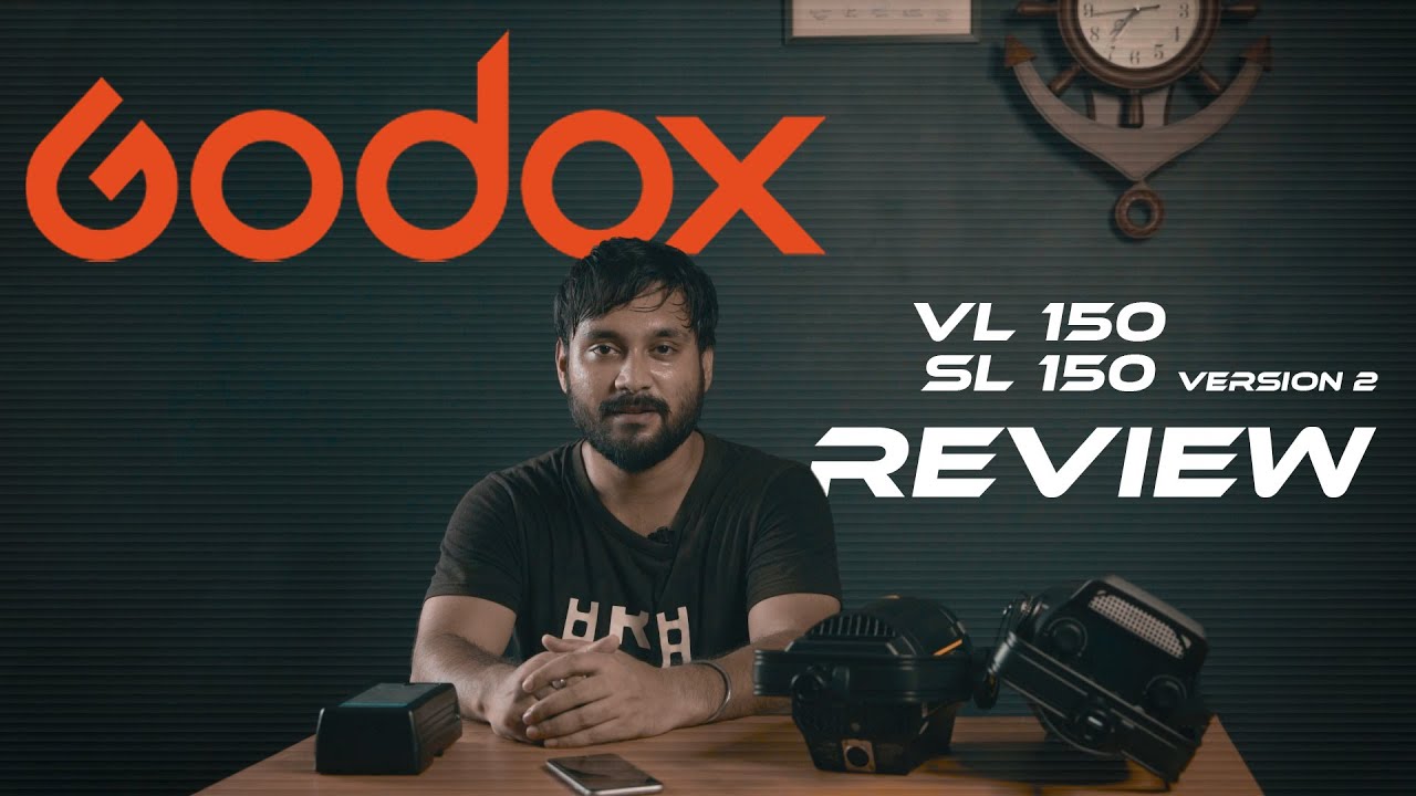 GODOX SL150 II & VL150 || IN DEPTH REVIEW || SILENT & POWERFUL LED LIGHTS FROM GODOX || (Bengali)