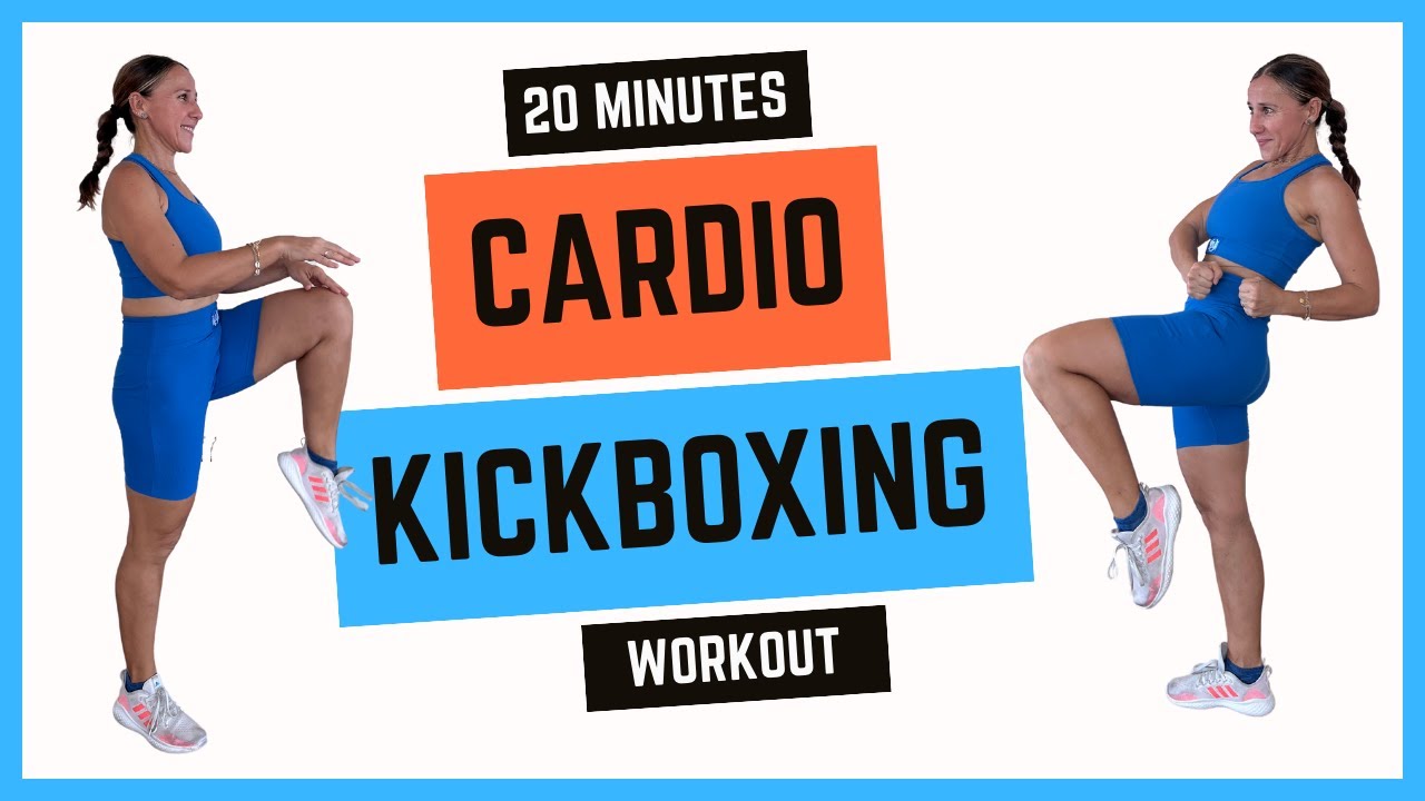 20-минутная кардио-кикбоксинг-тренировка с интервалами HIIT
