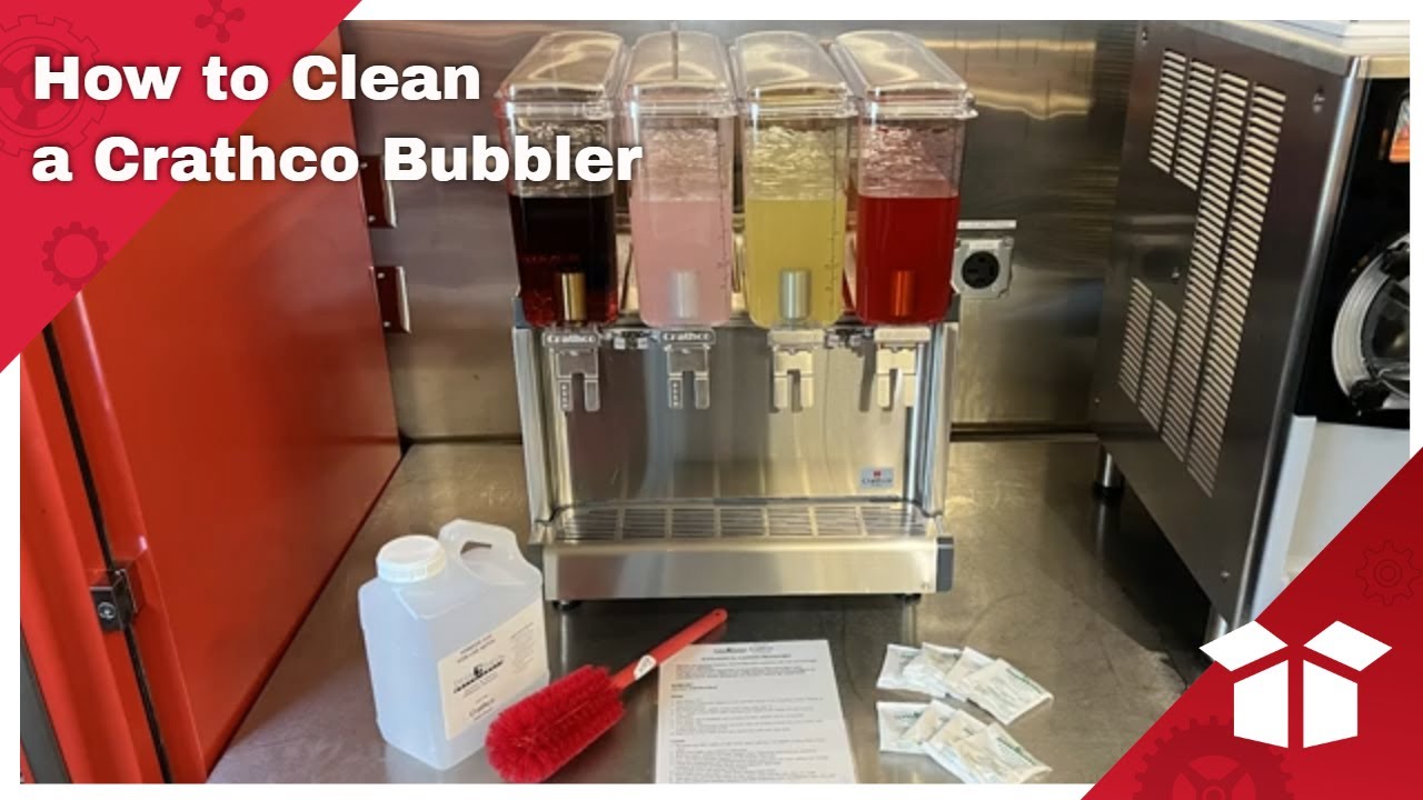 How to Clean a Crathco Bubbler