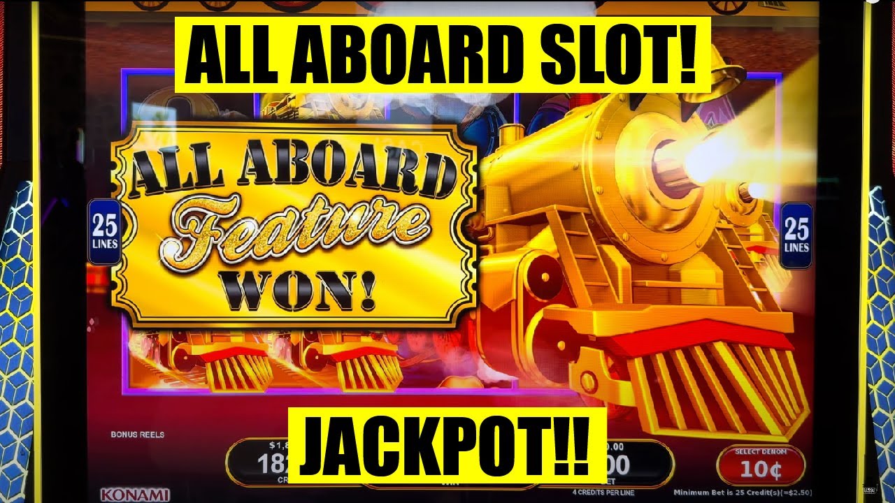 INSANE ALL ABOARD SLOT SESSION! JACKPOT!