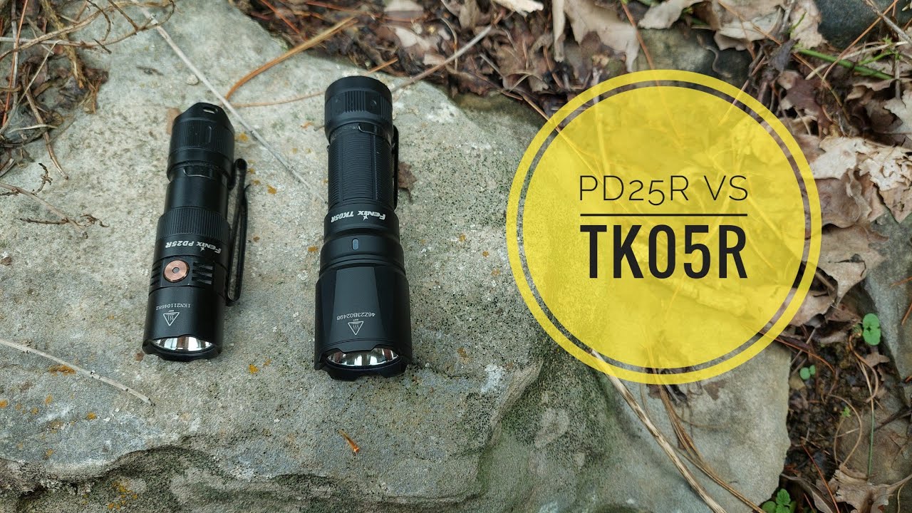 New Fenix TK05R vs the PD25R