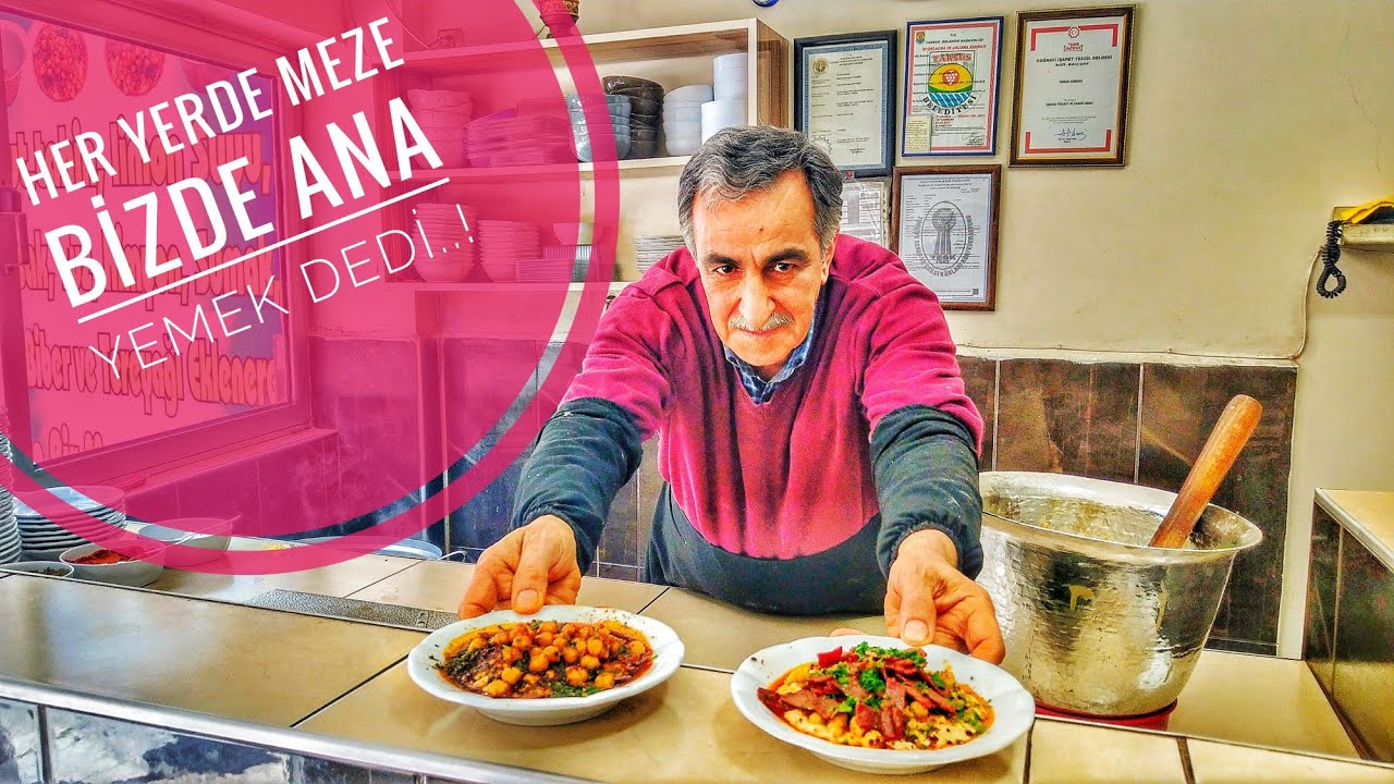 9 YAŞINDAN BERİ YAPIYORUM DEDİ / TARSUS SOKAK LEZZETLERİ HUMUS