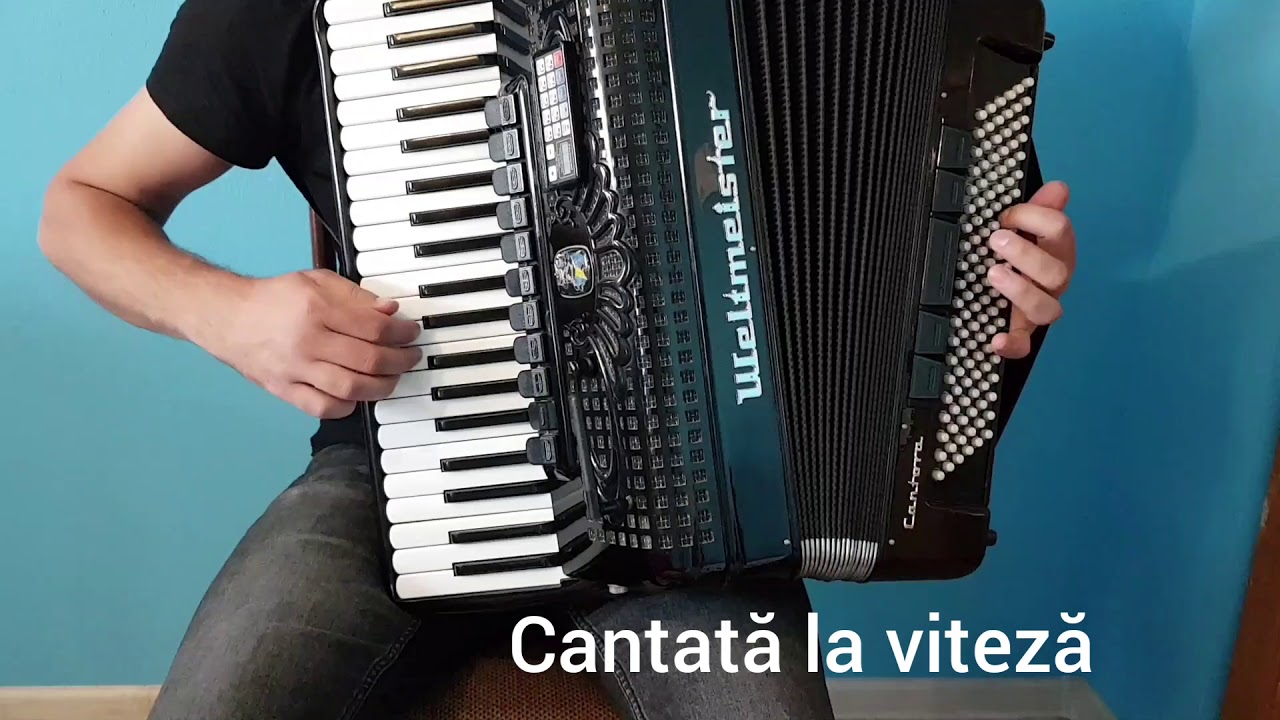 Tutorial Acordeon & Orga - Hora lautareasca Sol Major Partea 1 si 2 nr.6