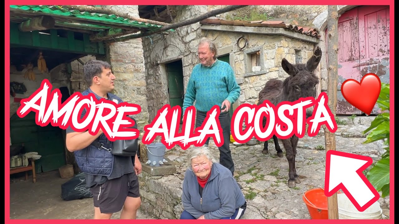 Luigi, muratore Bergamasco: con Rosanna e la loro asina di nome Gina!