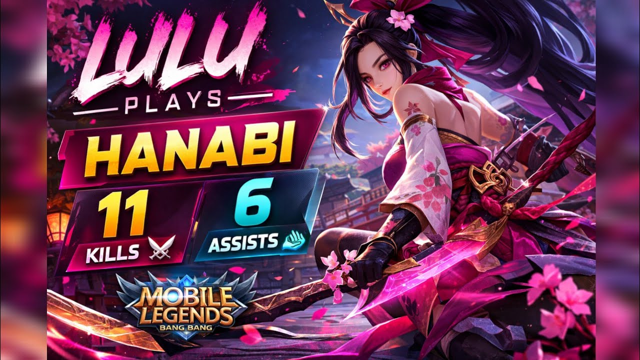 11 kills+6 assists!! Hanabi highest hero damage with 11 kills and 6 assists in a solo ranked match