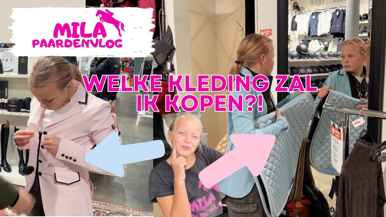 Shopvlog! Paardrijkleding kopen! Wat kies ik bij Epplejeck?!