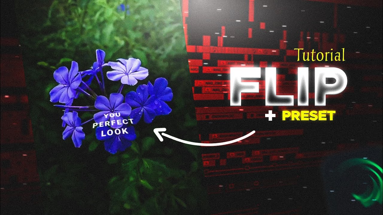 How To Make Flip Layer Text Effect Animation in Alight Motion | Tutorial |Mobile edit .