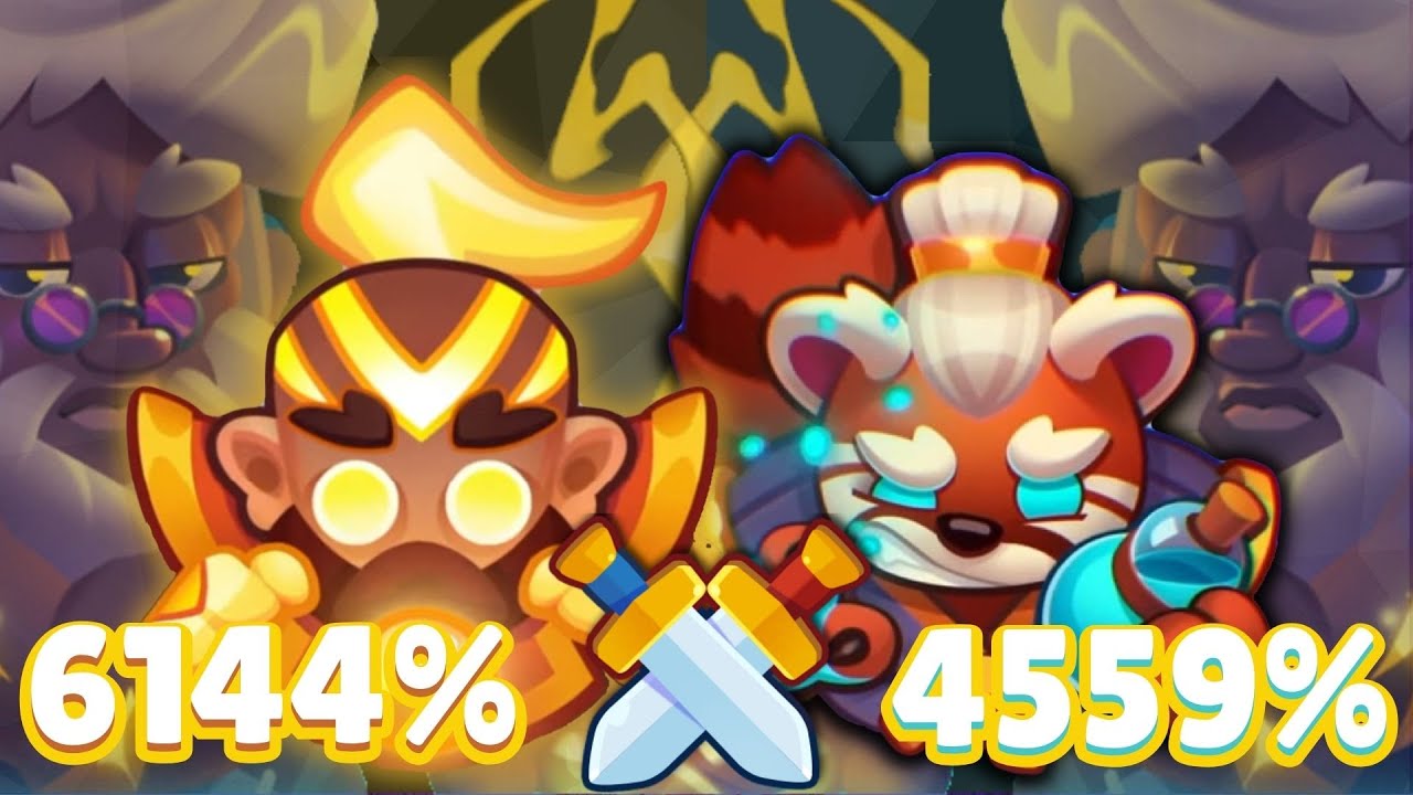Rush Royale | Max Monk 6,144% VS Max Spirit Master 4,559% | FULL PVP