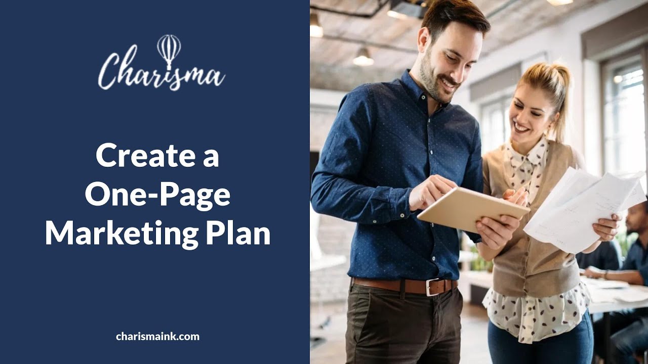 Charisma Ink One Page Marketing Plan