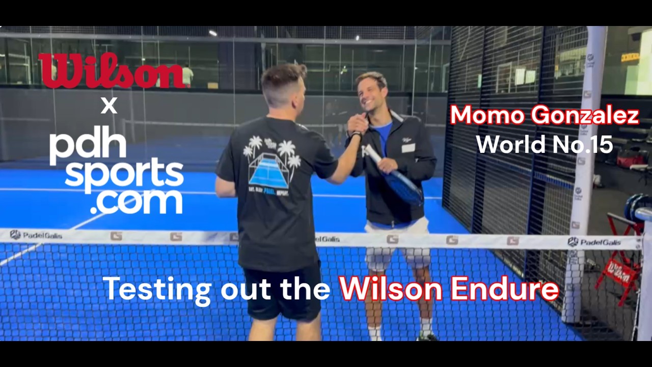 PDH Sports тестирует новые кроссовки Wilson Endure вместе с 15-й ракеткой мира Момо Гонсалес.