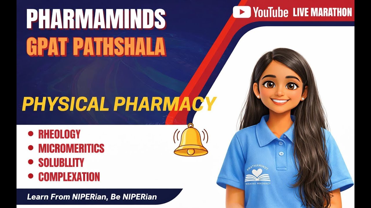 RHEOLOGY MICROMERITICS SOLUBILITY COMPLEXATION |APOORVA MIRCHE| GPAT PATHSHALA MCQ SERIES