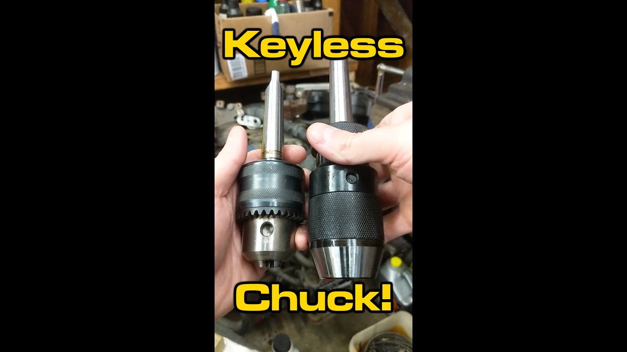 How To Change A Drill Press Chuck In 60 Seconds! #Shorts