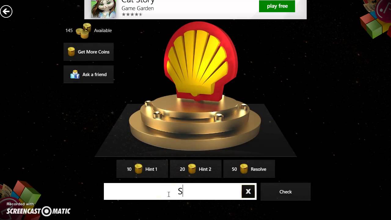 3D Logo Quiz Gameplay