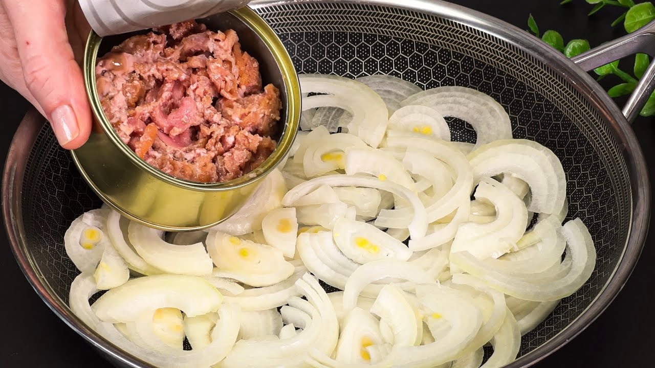 Bereiten Sie die Zwiebeln und den Thunfisch auf diese Weise zu und das Ergebnis wird göttlich sein!