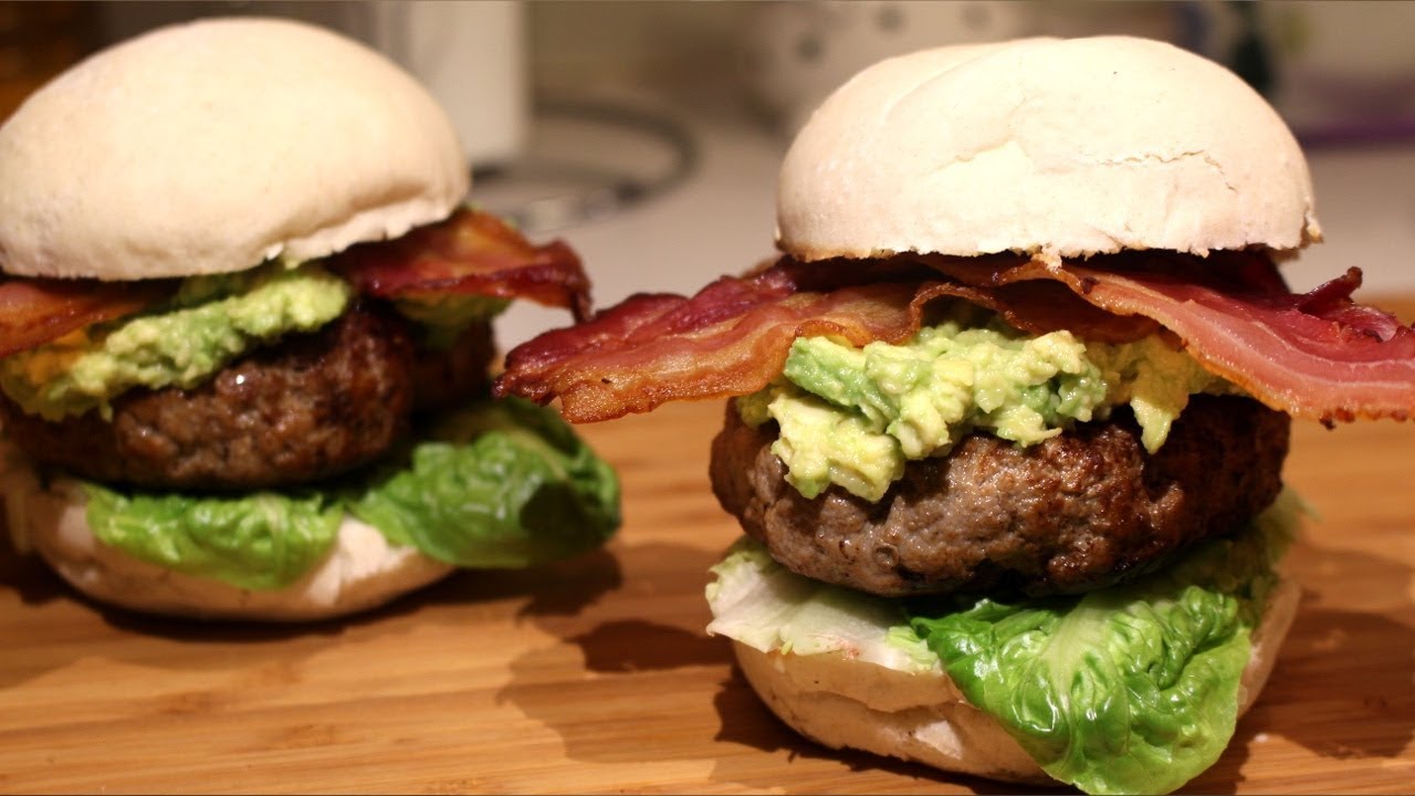 Avocado and Bacon Burger