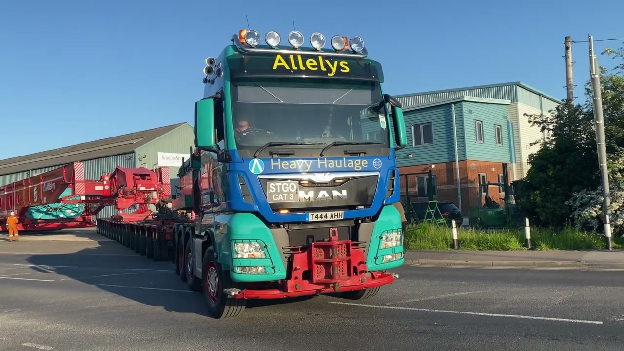 Allelys Heavy Haulage 20/05/23. Worksop to Goole