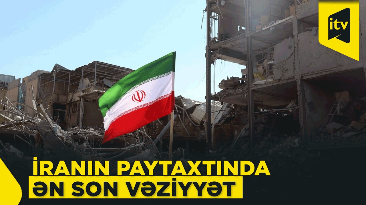 Tehranda binalar dağıldı - şəhərdən şərhsiz görüntülər