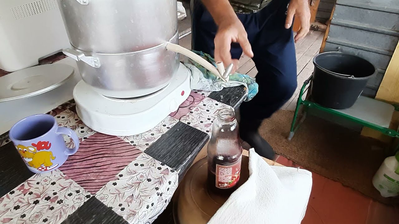Сок из черной смородины в соковарке