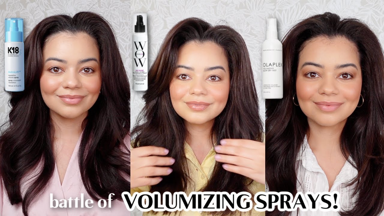 BEST Volumizing Sprays Tested! 😱 K18, ColorWow & Olaplex