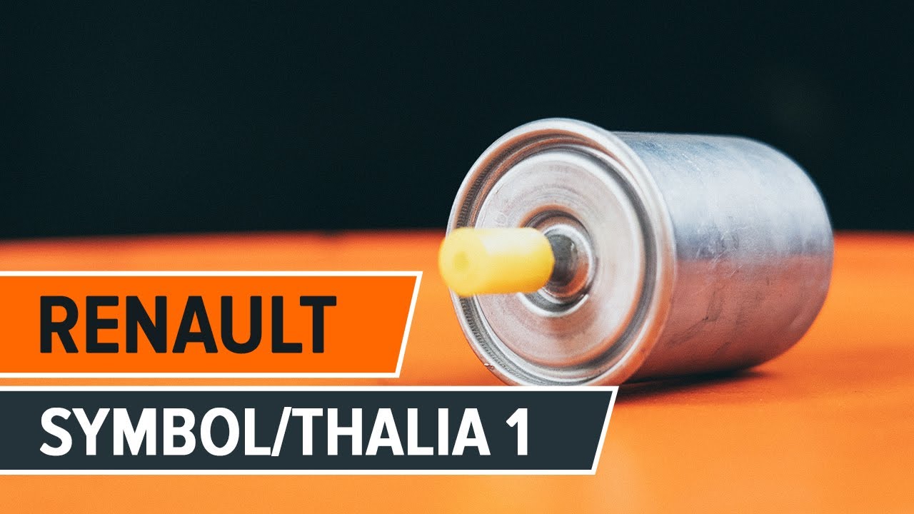 Comment remplacer filtre à carburant une RENAULT SYMBOL/THALIA 1 [TUTORIEL AUTODOC]