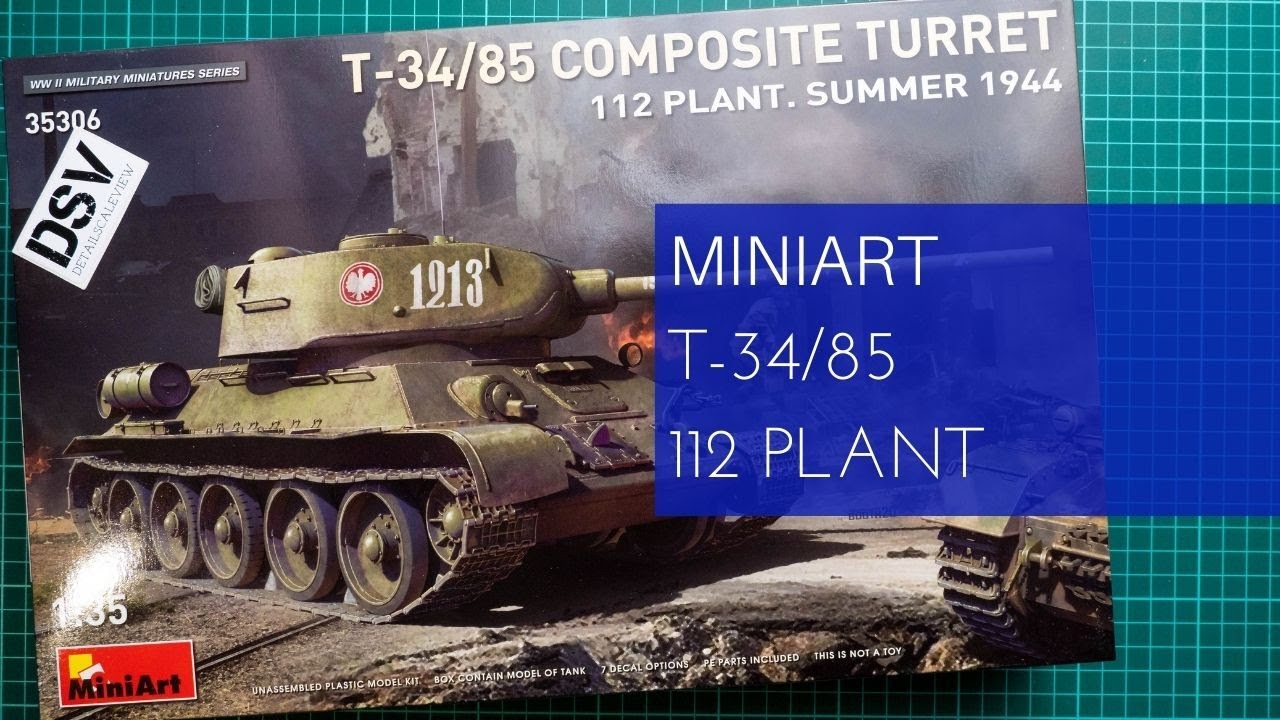 Miniart 1/35 T-34/85 Composite Turret (35306) Review