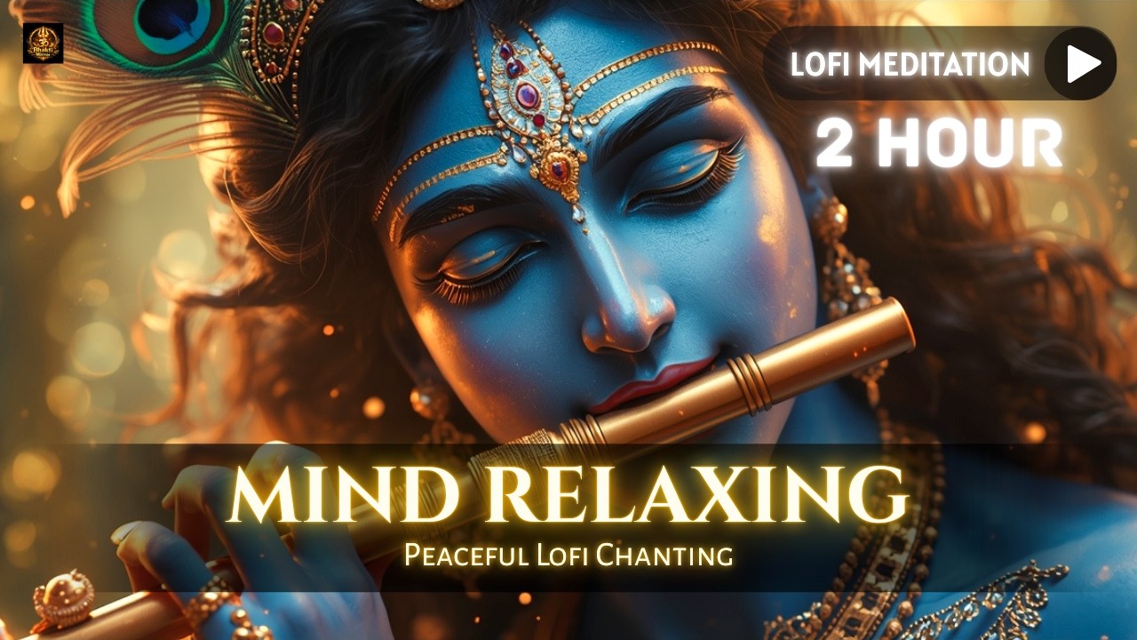 Hare Krishna Hare Ram Lofi | Peaceful Maha Mantra Chanting | Study, Meditation & Sleep Music