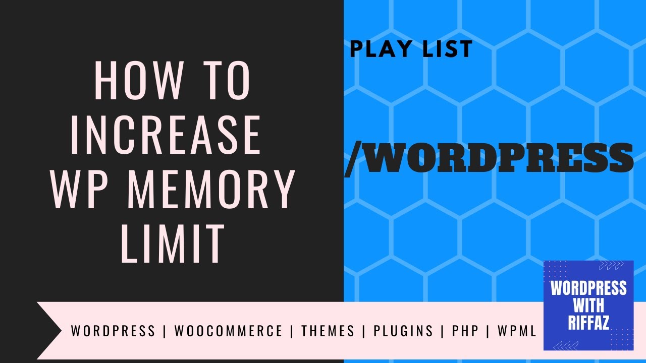 How To Increase WordPress Memory Limit / How to fix Allowed memory size of xxx bytes exhausted issue