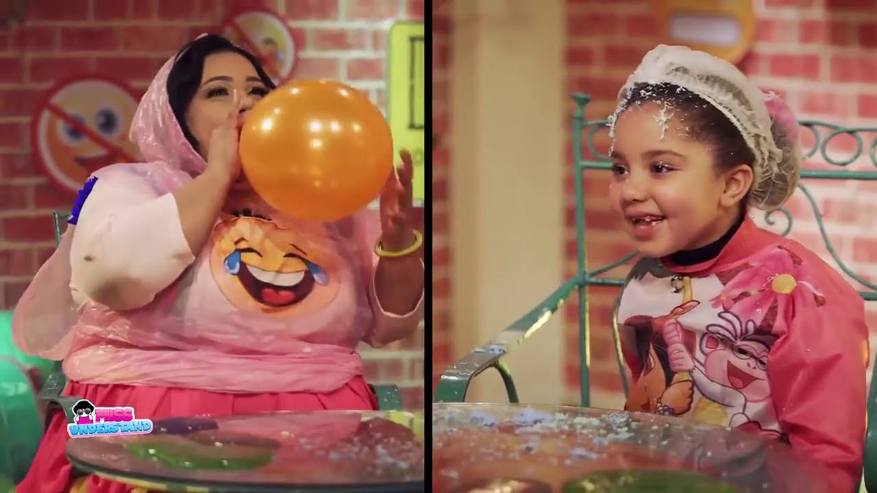تحدي الهيليوم بين شيماء سيف والطفلة هنا😁