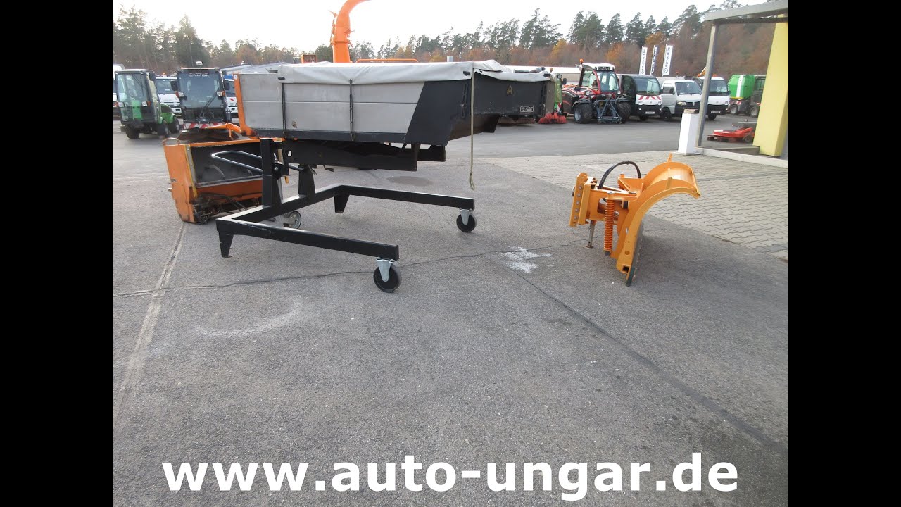 Nilfisk CR 3500 Winterdienst - Paket Schneepflug Streuer Kipper - Pritsche www.auto-ungar.de