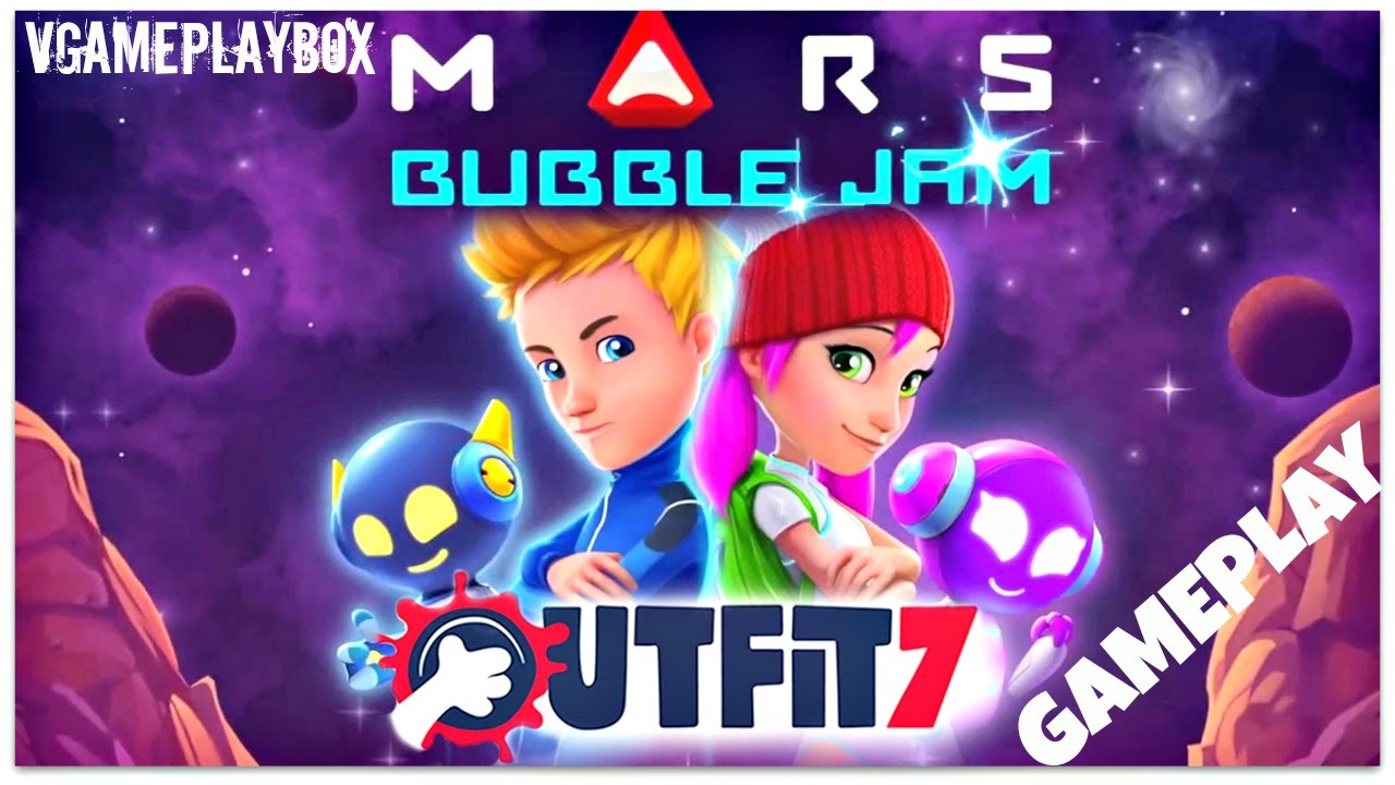 Mars Bubble Jam (By Outfit7) iOS / Android Online Multi-Player Gameplay Video