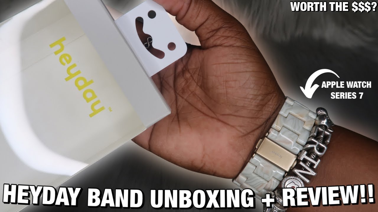 Apple Watch Series 7 ⌚️[ HEYDAY ] Band Unboxing + Review!! 📦 | WORTH THE $$$?✨
