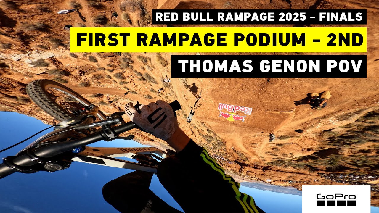 GoPro: Томас Дженон впервые на подиуме на Rampage! Второе место, заезд от первого лица &mdash; Red Bull...