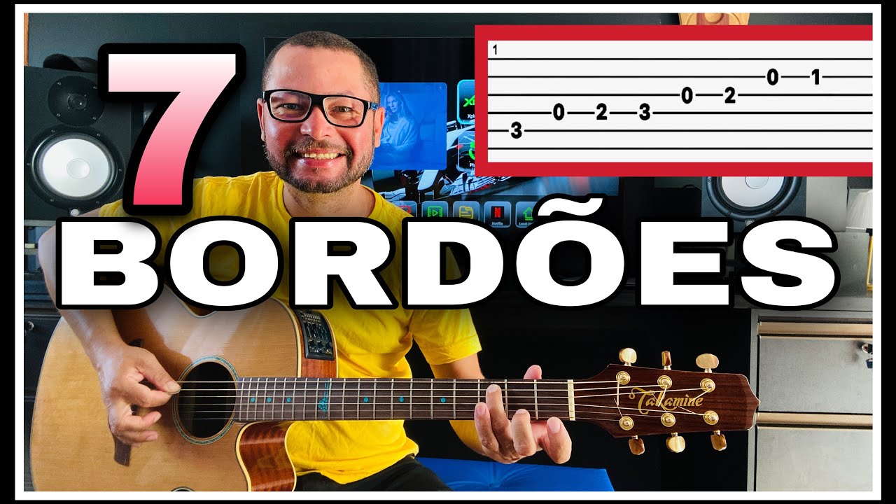 Aprenda 7 Bordões Maiores e Menores Dentro do Campo Harmônico para Violão e Guitarra