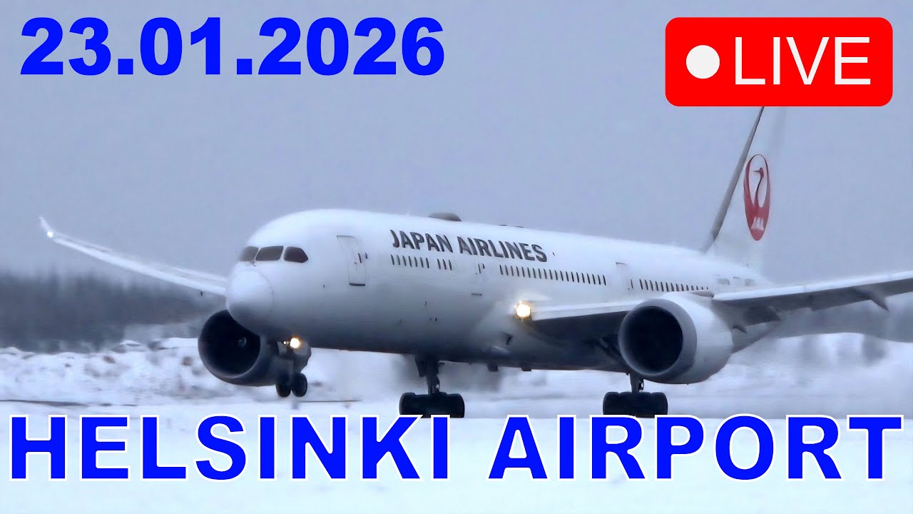 🔴 LIVE Helsinki Airport Plane Spotting (EFHK/HEL)