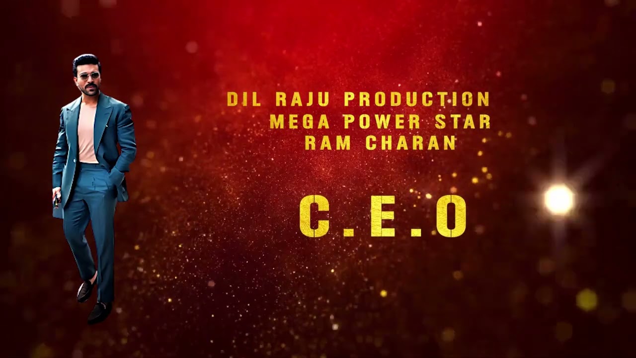 RamCharan CEO Trailer | Ram charan#RC15 trailer|RC15 treaser |#rc15 title CEO|#SVC50#Shankar#dilraju