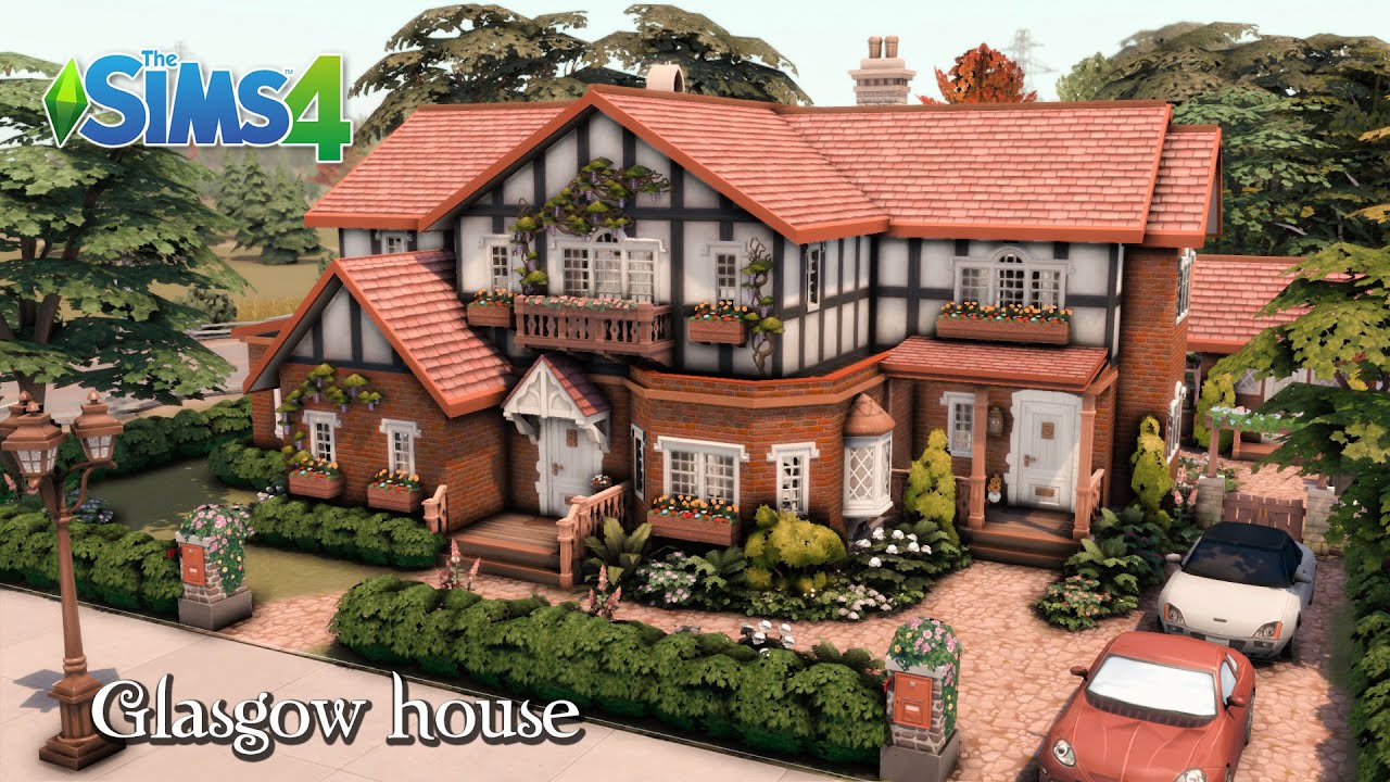 Glasgow house | 2 apartments | Sims 4 | Stop motion | NO CC