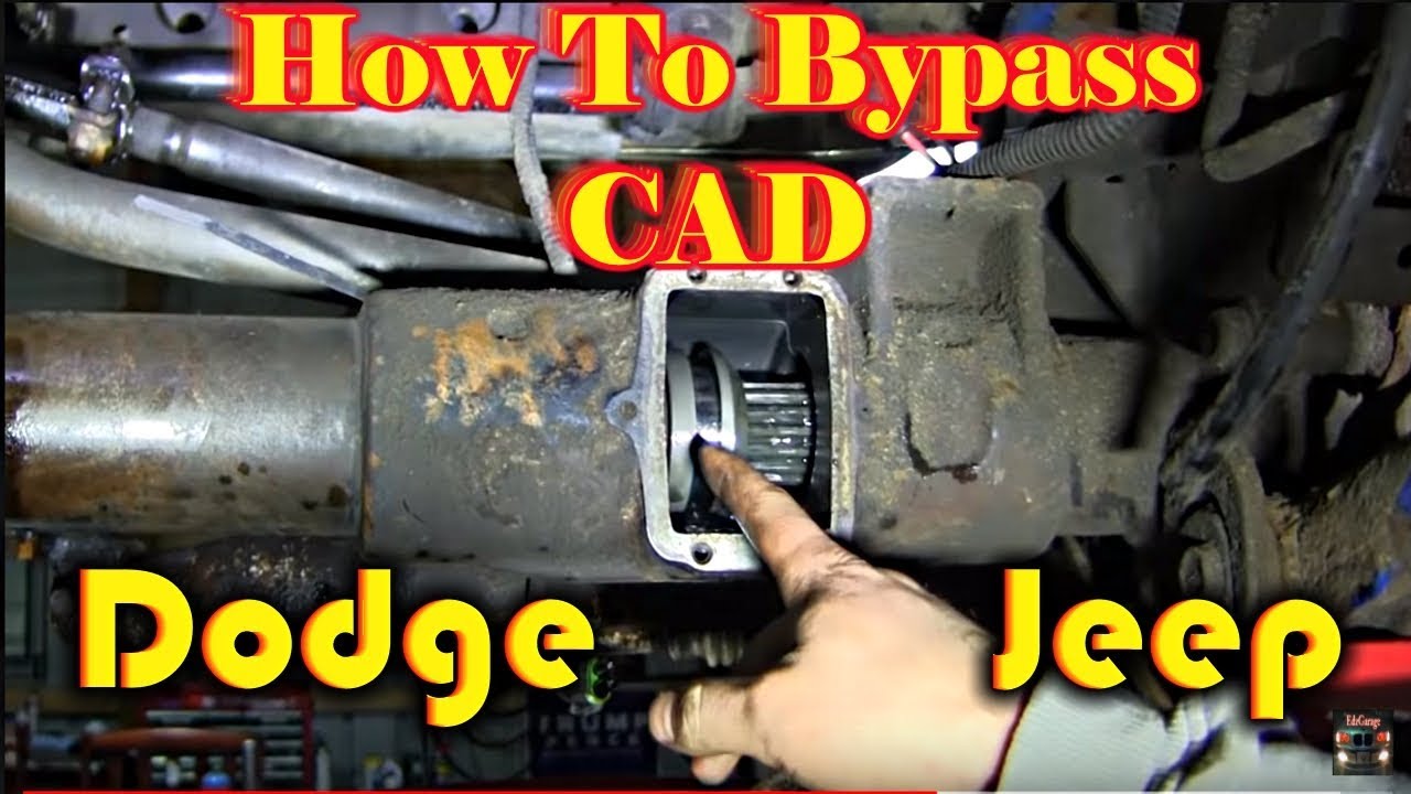 Dodge Jeep Center Axle Disconnect Bypass How To