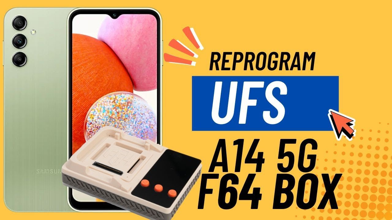 Samsung A14 5g UfS Reprogram Dead Recover Done' ✅ F64 box 