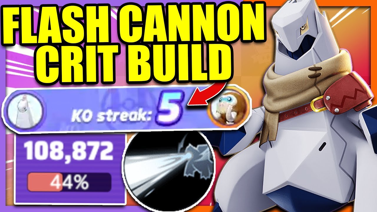 1vs5 PENTA KO?! Max Crit FLASH CANNON DURALUDON Build is INSANE | Pokemon Unite
