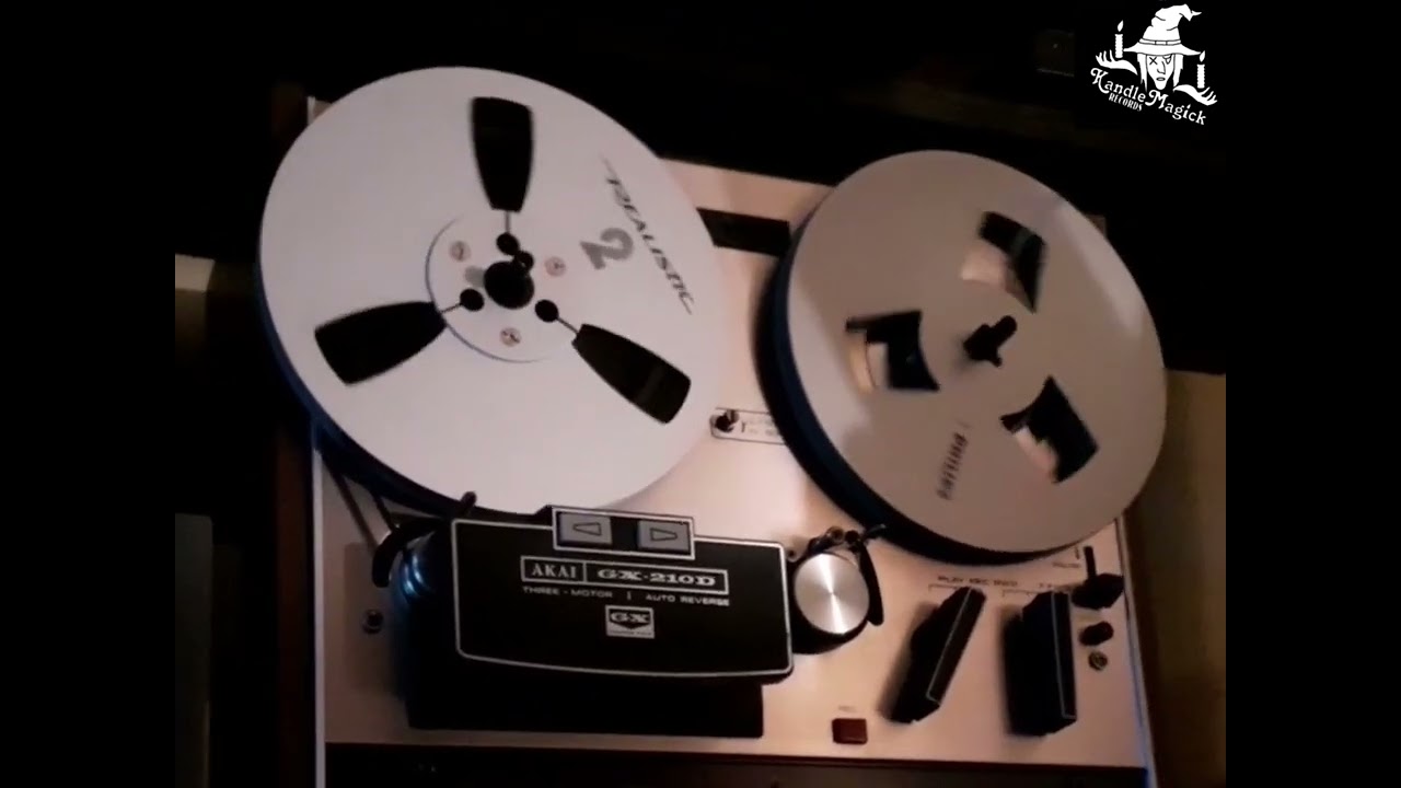 Memorex & Haunted Hill - We're Evil, U're Dead - mastertape playing on the GX-210D reel to reel.