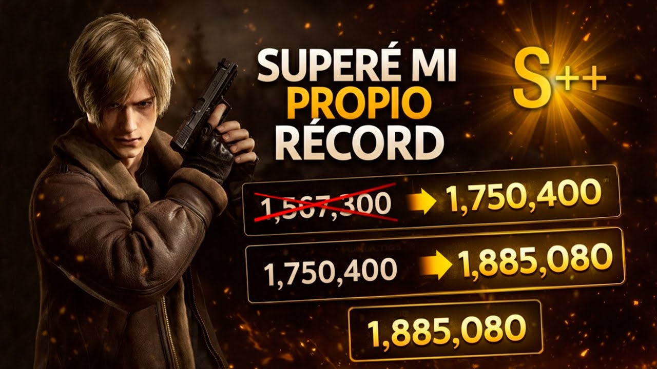 Leon | Mercenarios Pueblo Rango S++ 1.885.080 | RESIDENT EVIL 4 Remake