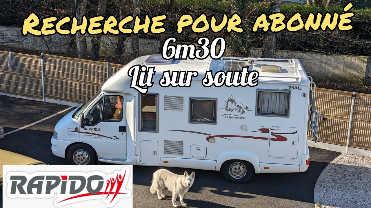 Recherche pour abonné : Mieux qu'un Fourgon ?...Petit Rapido lit sur soute !
