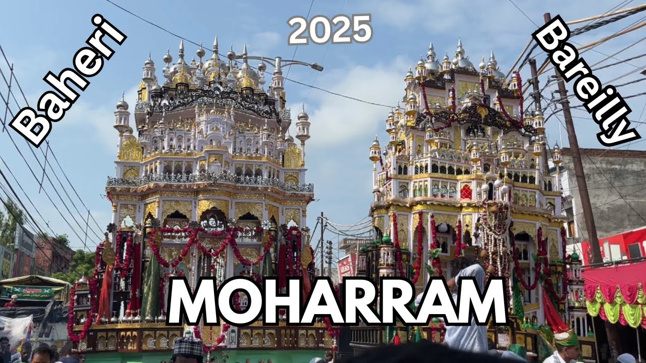 Moharram Tajiya Baheri Bareilly 2025 Baheri Bareilly ke sabse bhari Moharram #moharram #baheri #UP
