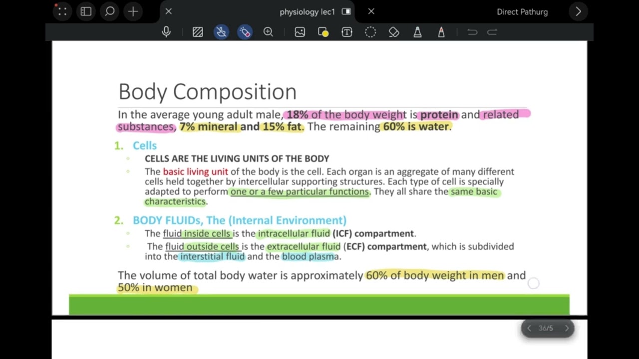 Lec 1 part one physiology
