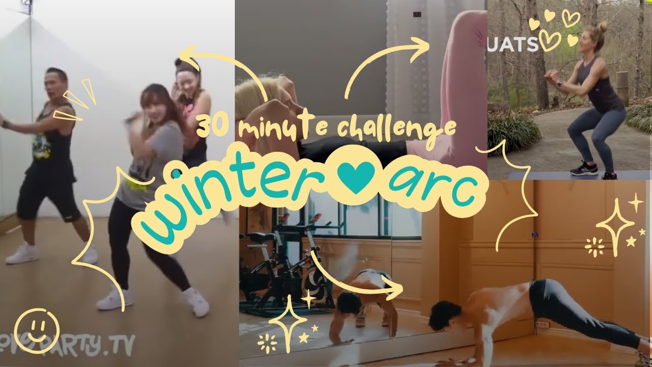 30 minute exercise (a mashup of exercise videos i can actually do)