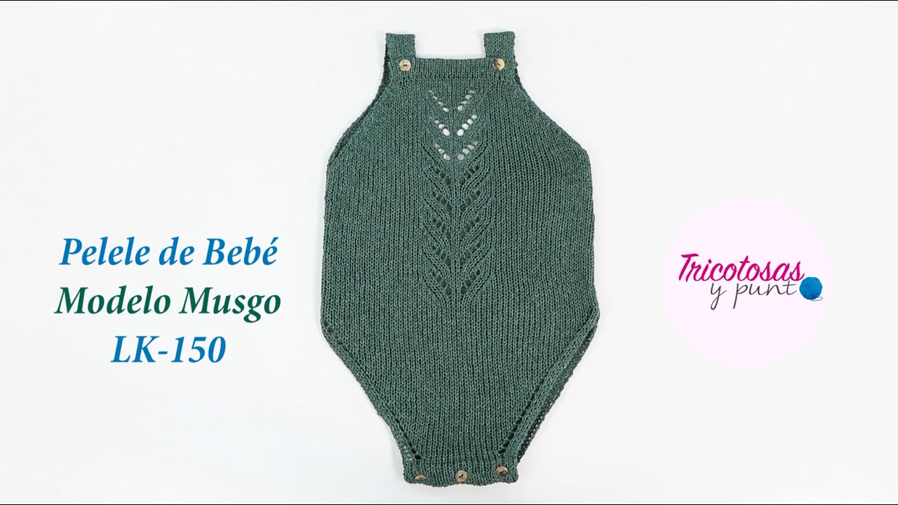 Aprende a tejer a máquina ropa de bebé. Modelo Musgo LK-150